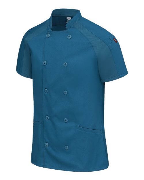 Chef Designs 051W - Teal/ Teal Mesh (direct side)