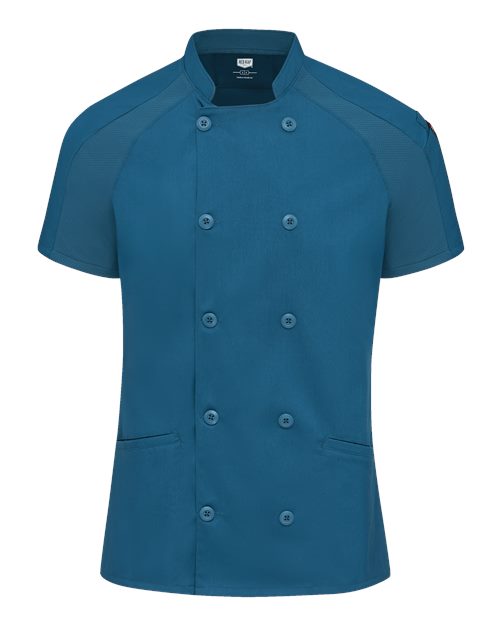 Chef Designs 051W - Teal/ Teal Mesh (front)