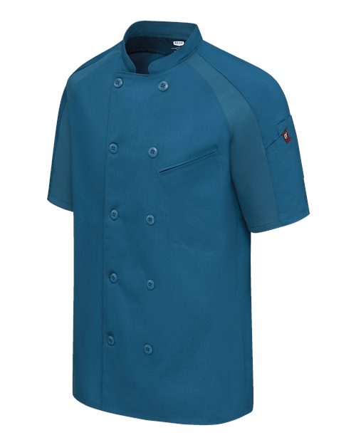 Chef Designs 052M - Teal/ Teal Mesh (direct side)