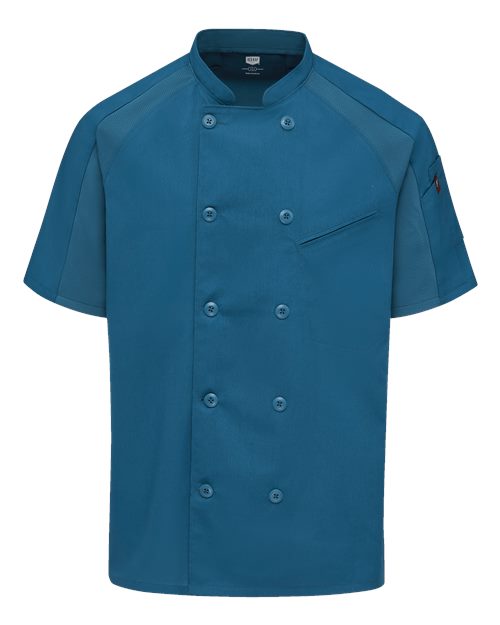 Chef Designs 052M - Teal/ Teal Mesh (front)