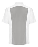 Chef Designs 052M - White/ Grey Mesh (back)
