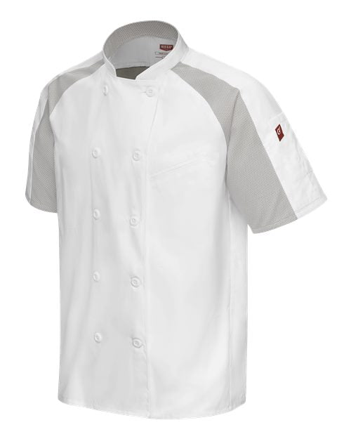 Chef Designs 052M - White/ Grey Mesh (direct side)
