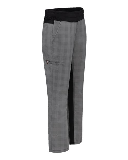 Chef Designs 0P1W - Grey/ Black Plaid (direct side)