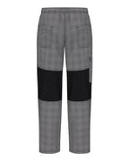 Chef Designs 0P2M - Grey/ Black Plaid (back)
