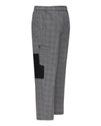 Chef Designs 0P2M - Grey/ Black Plaid (direct side)