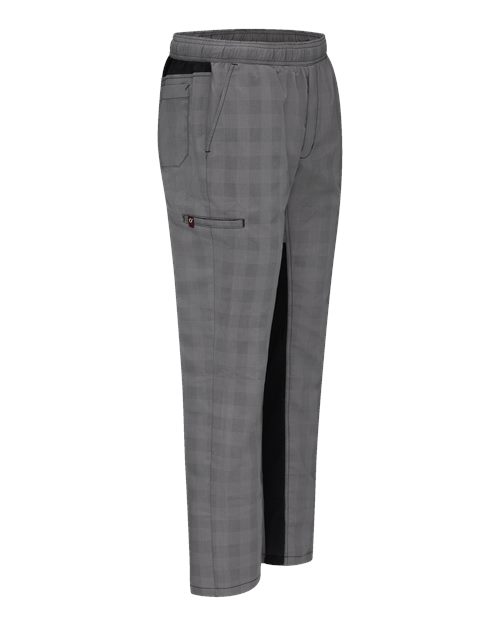 Chef Designs 0P4M - Grey/ Black Plaid (direct side)