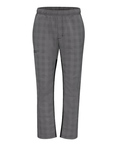 Chef Designs 0P4M - Grey/ Black Plaid (front)