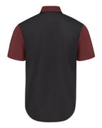 Chef Designs 502M - Merlot Heather/ Black (back)