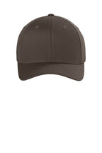 Flexfit Wooly Combed Cap - Brown - Front