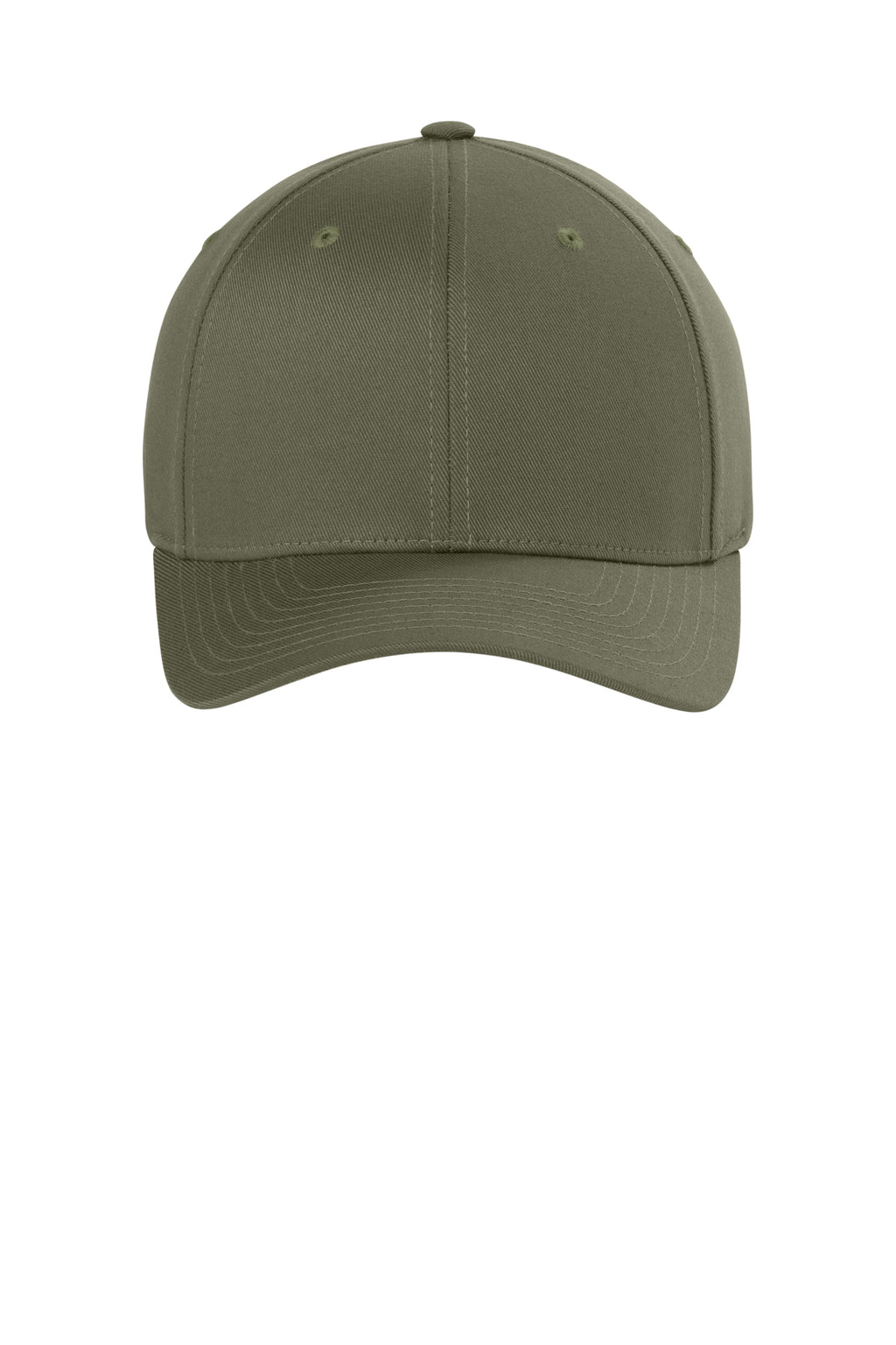 Flexfit Wooly Combed Cap - Olive - Front