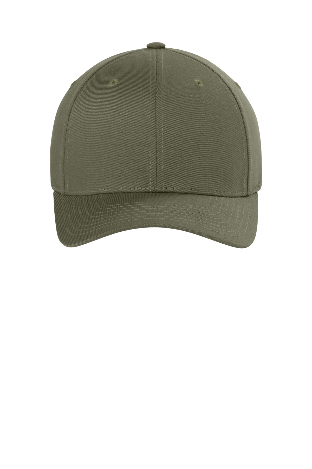 Flexfit Wooly Combed Cap - Olive - Front