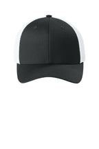 Flexfit 110 Mesh Cap - BlkWhite - Front