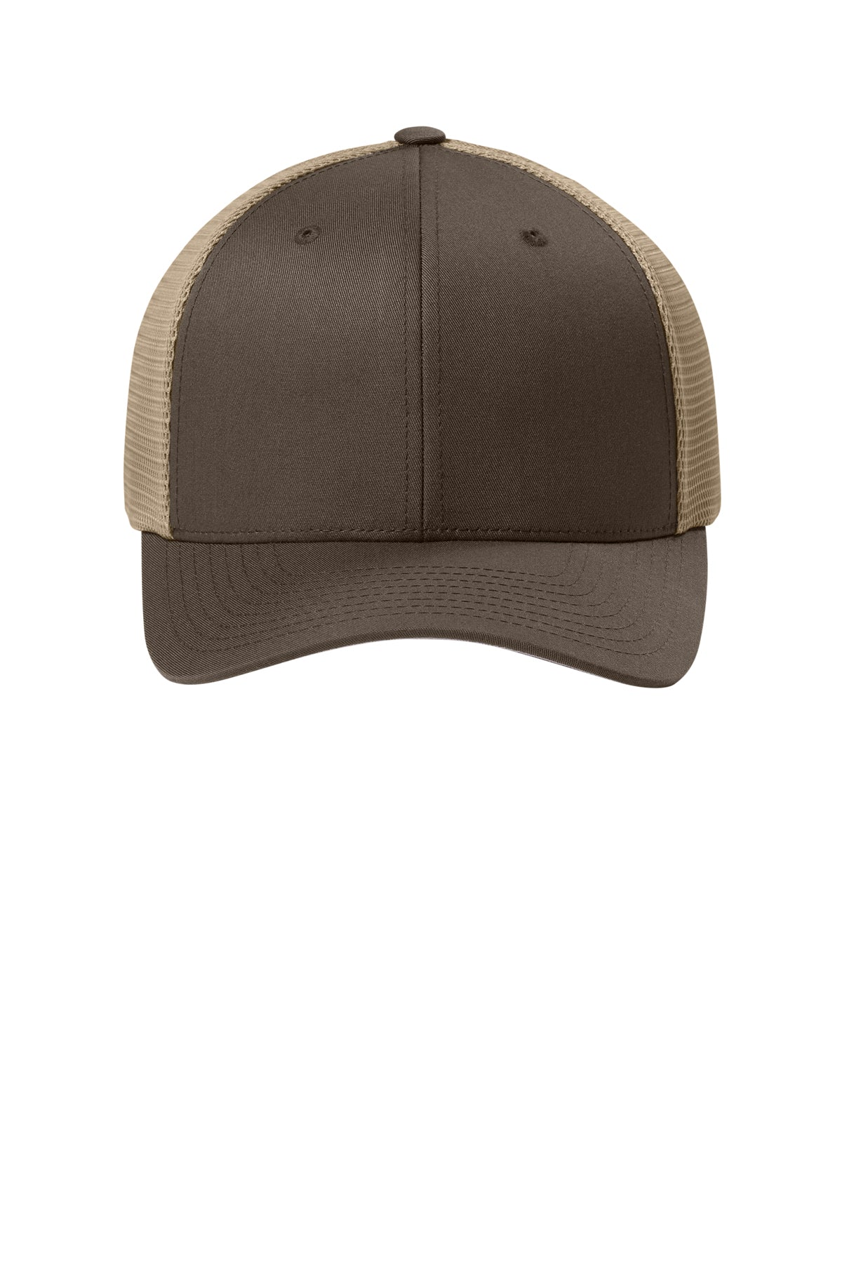 Flexfit 110 Mesh Cap - BrwnKhaki - Front