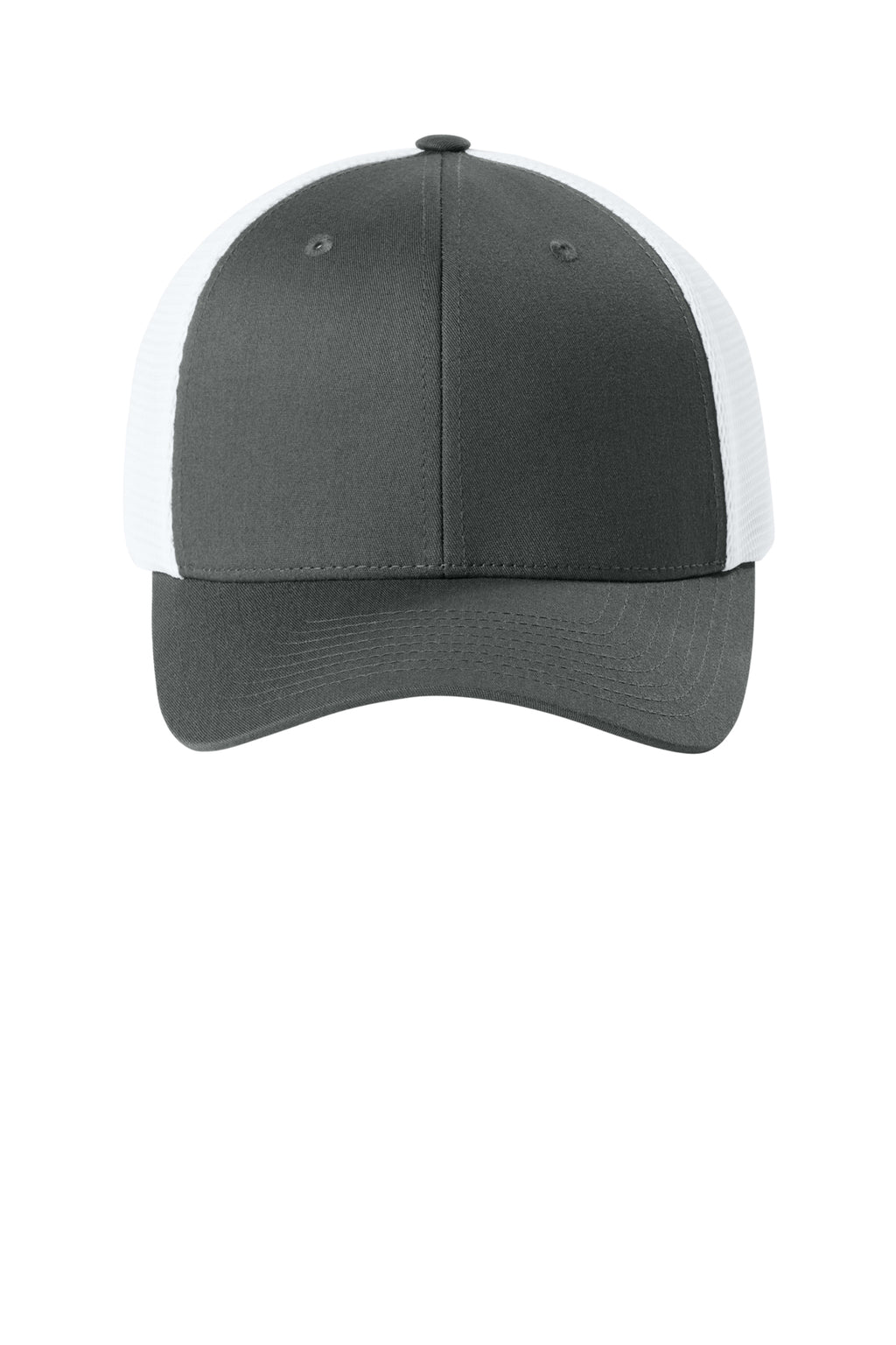 Flexfit 110 Mesh Cap - CharWhite - Front
