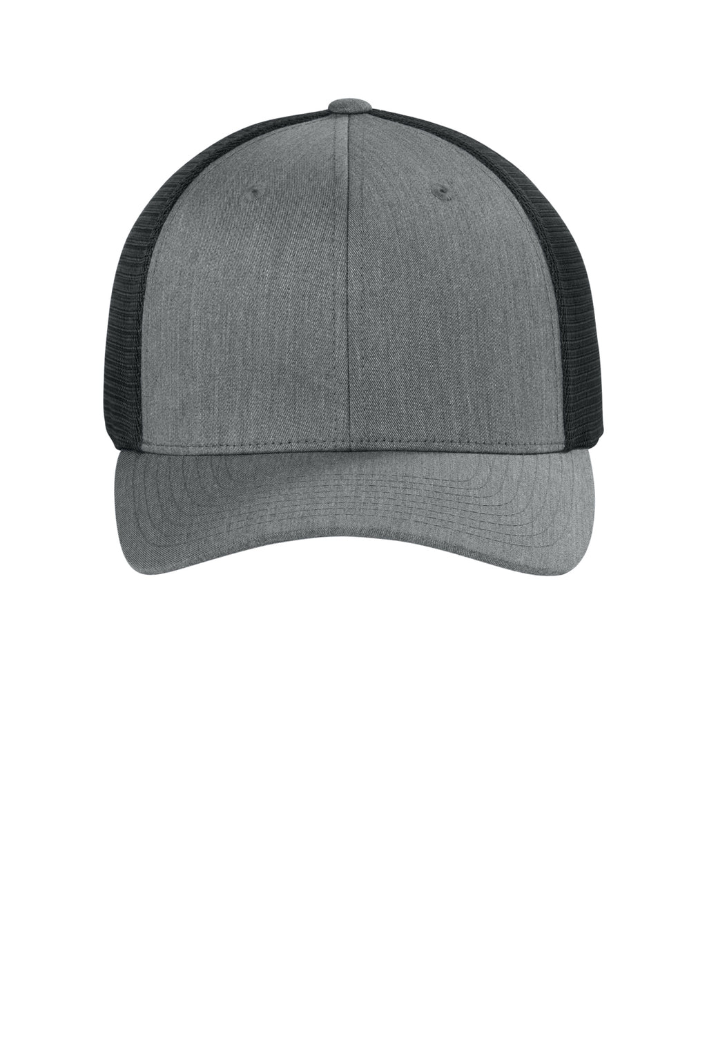 Flexfit 110 Mesh Cap - HtGreyBlk - Front