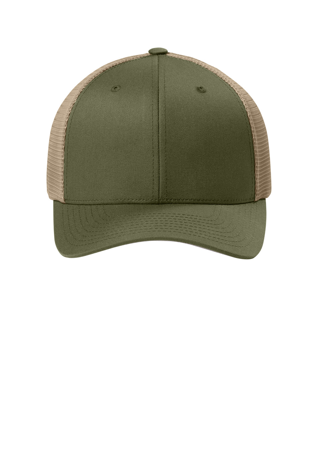 Flexfit 110 Mesh Cap - OliveKhk - Front