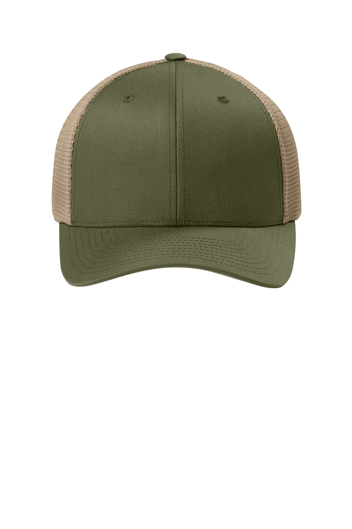 Flexfit 110 Mesh Cap - OliveKhk - Front