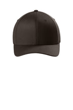 V-Flexfit Cotton Twill Cap - Brown - Front