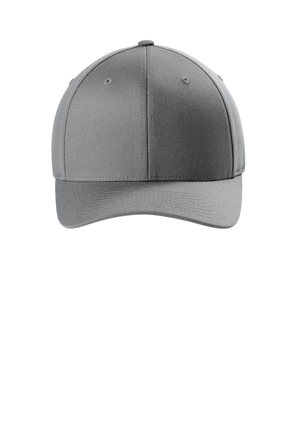 V-Flexfit Cotton Twill Cap - Grey - Front