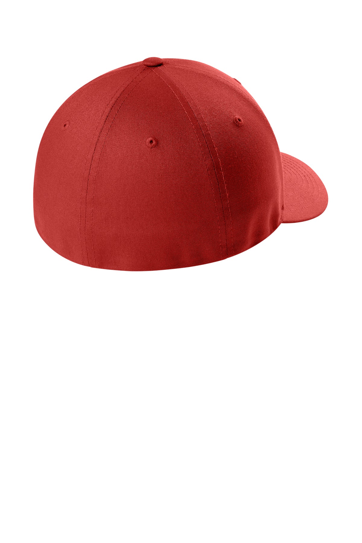 V-Flexfit Cotton Twill Cap - Red - Back