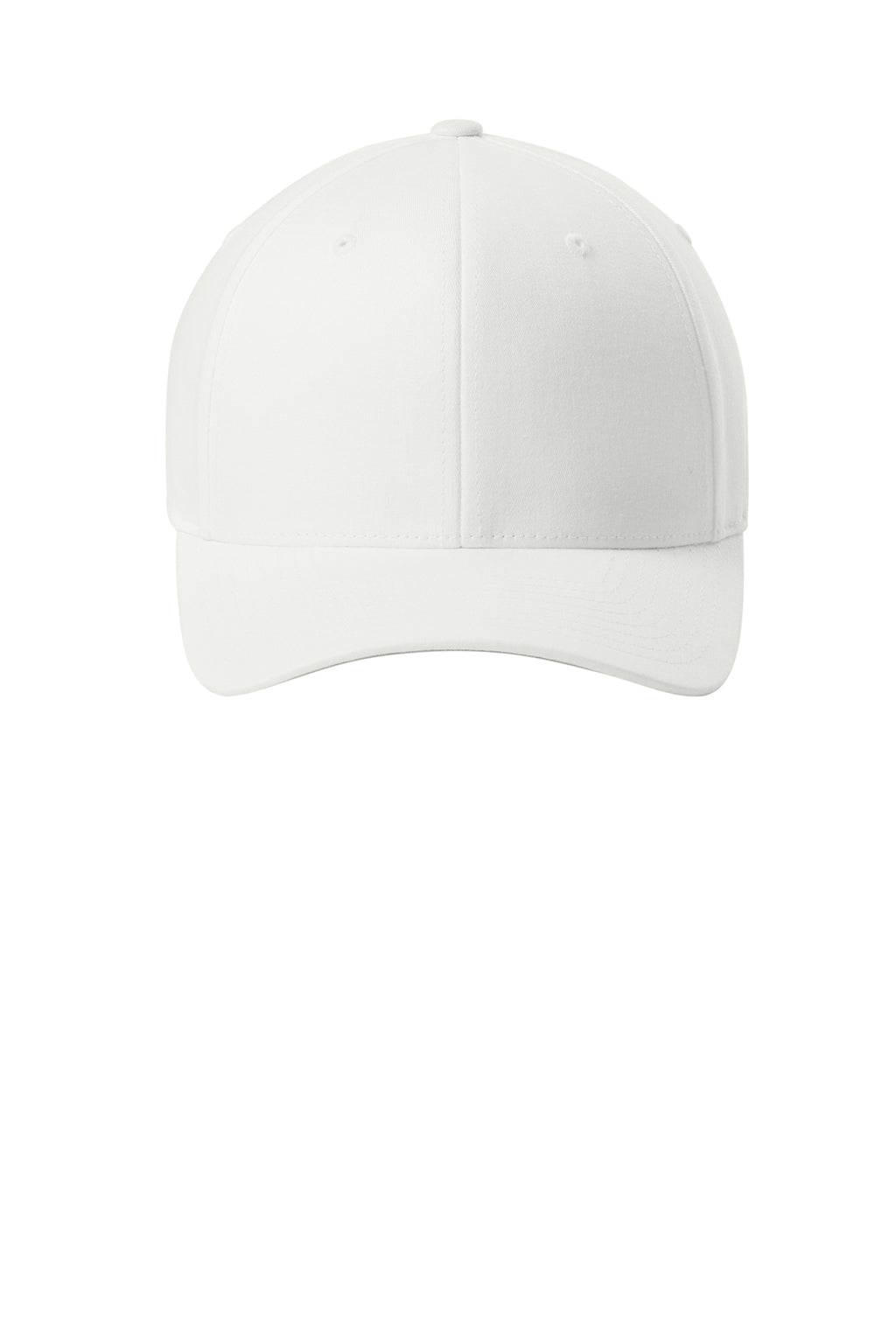V-Flexfit Cotton Twill Cap - White - Front