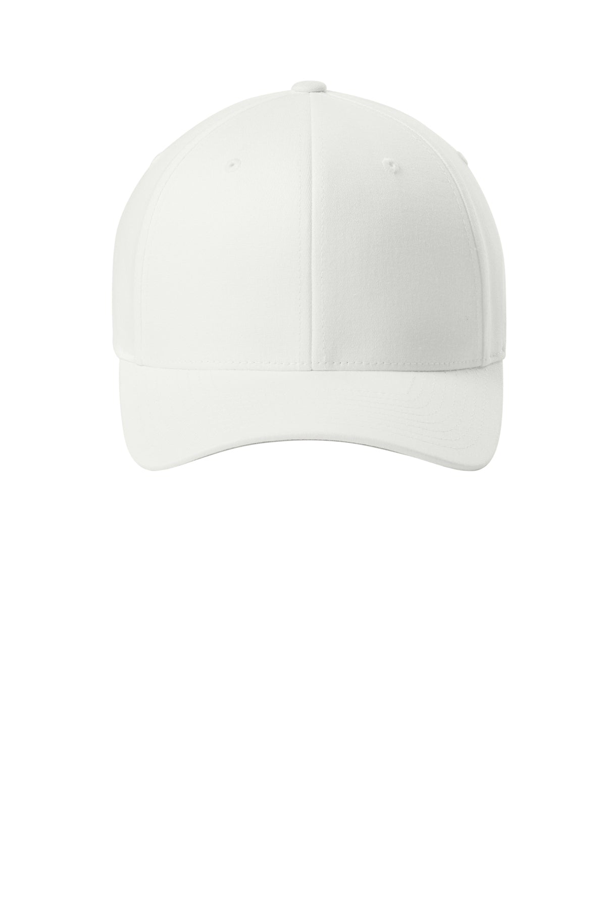 V-Flexfit Cotton Twill Cap - White - Front