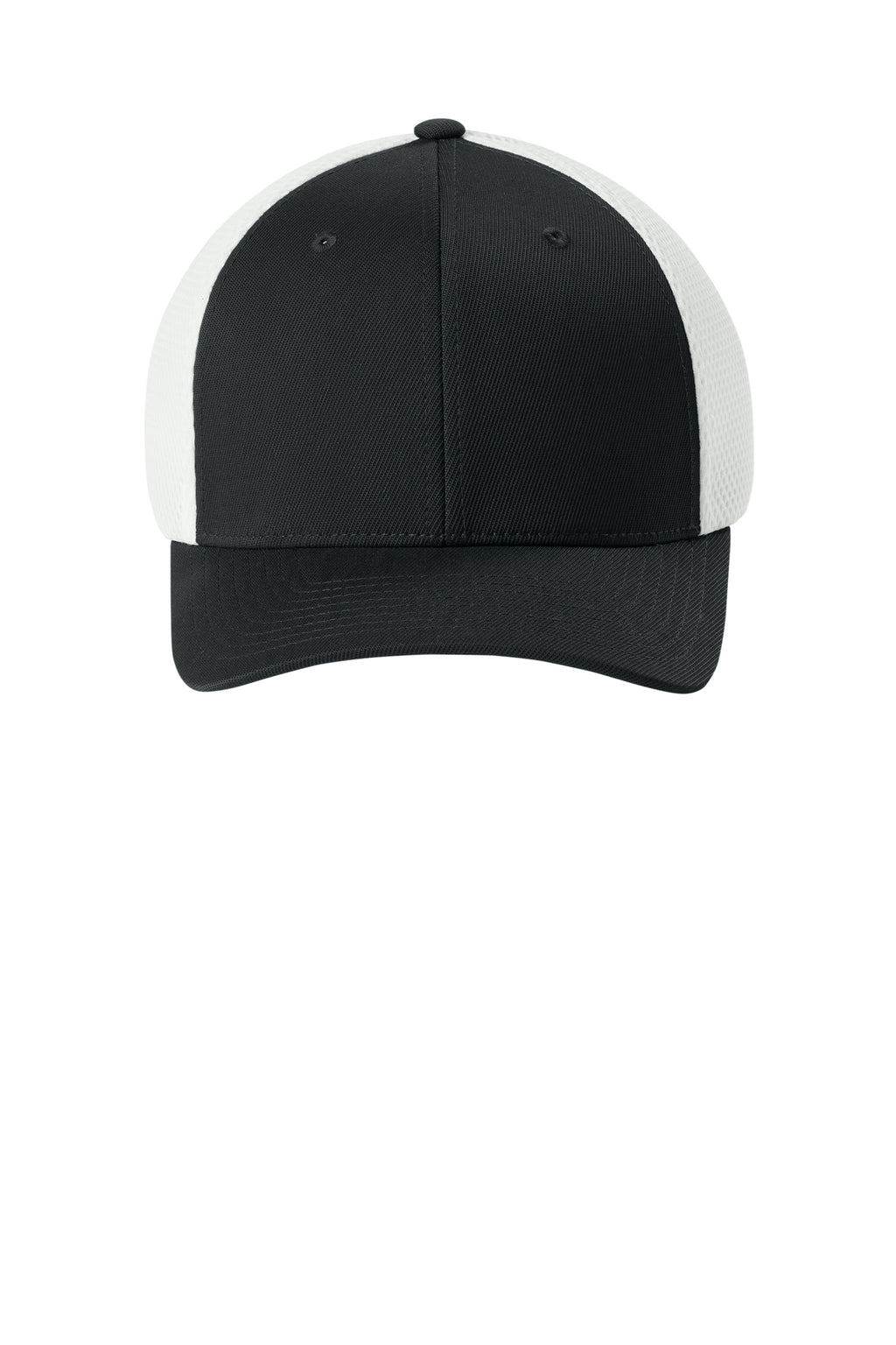 Flexfit Ultrafiber Airmesh Cap - BlkWhite - Front