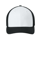 Flexfit Trucker Mesh Cap - BlkWhBlk - Front