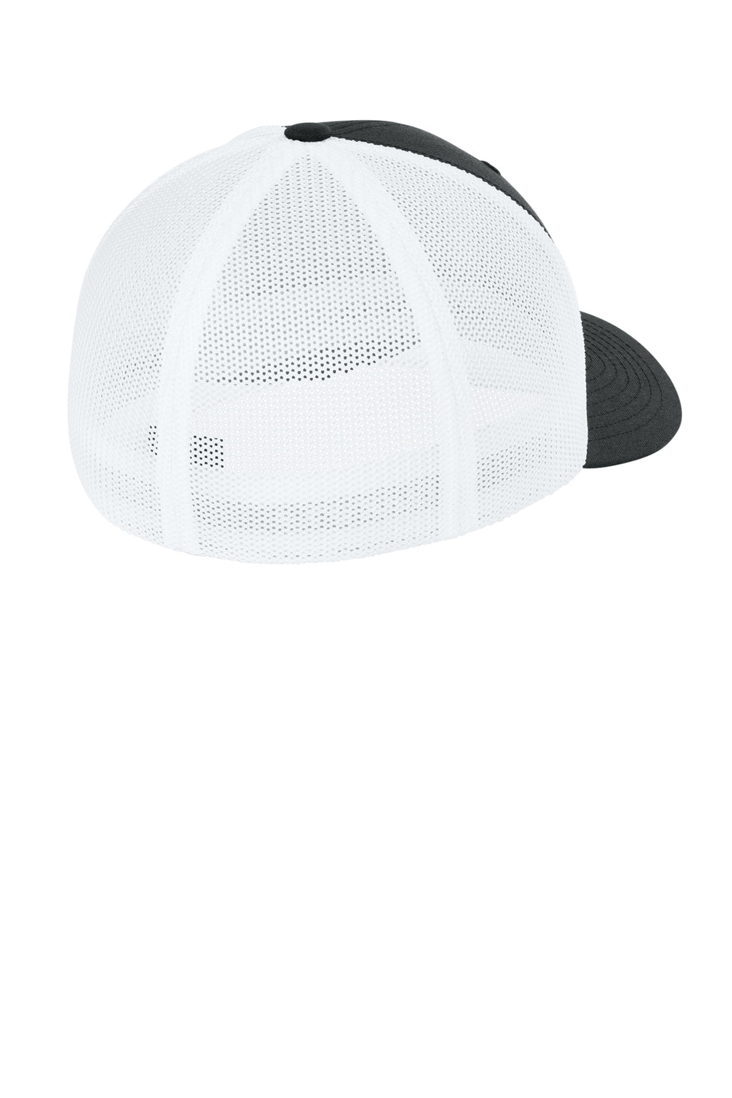 Flexfit Trucker Mesh Cap - BlkWhite - Back