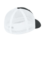 Flexfit Trucker Mesh Cap - BlkWhite - Back