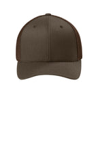 Flexfit Trucker Mesh Cap - Brown - Front