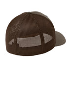 Flexfit Trucker Mesh Cap - Brown - Back