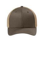 Flexfit Trucker Mesh Cap - BrwnKhaki - Front