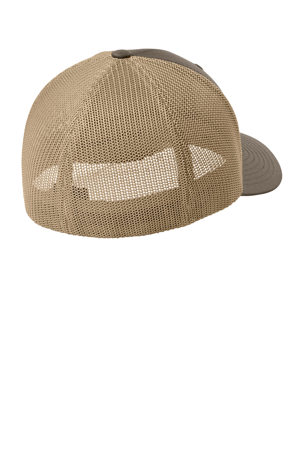 Flexfit Trucker Mesh Cap - BrwnKhaki - Back
