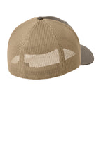 Flexfit Trucker Mesh Cap - BrwnKhaki - Back