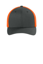 Flexfit Trucker Mesh Cap - ChrNeOrng - Front