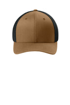 Flexfit Trucker Mesh Cap - CrmlBlack - Front