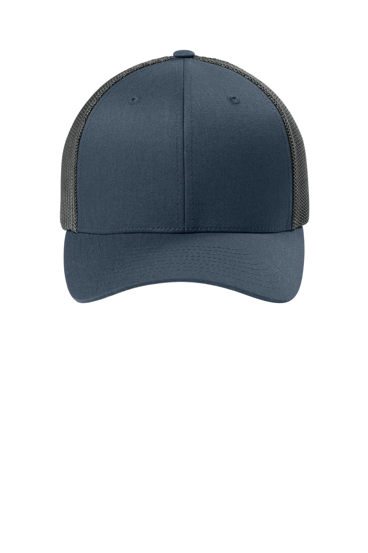 Flexfit Trucker Mesh Cap - NavyGrph - Front