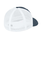 Flexfit Trucker Mesh Cap - NavyWhite - Back