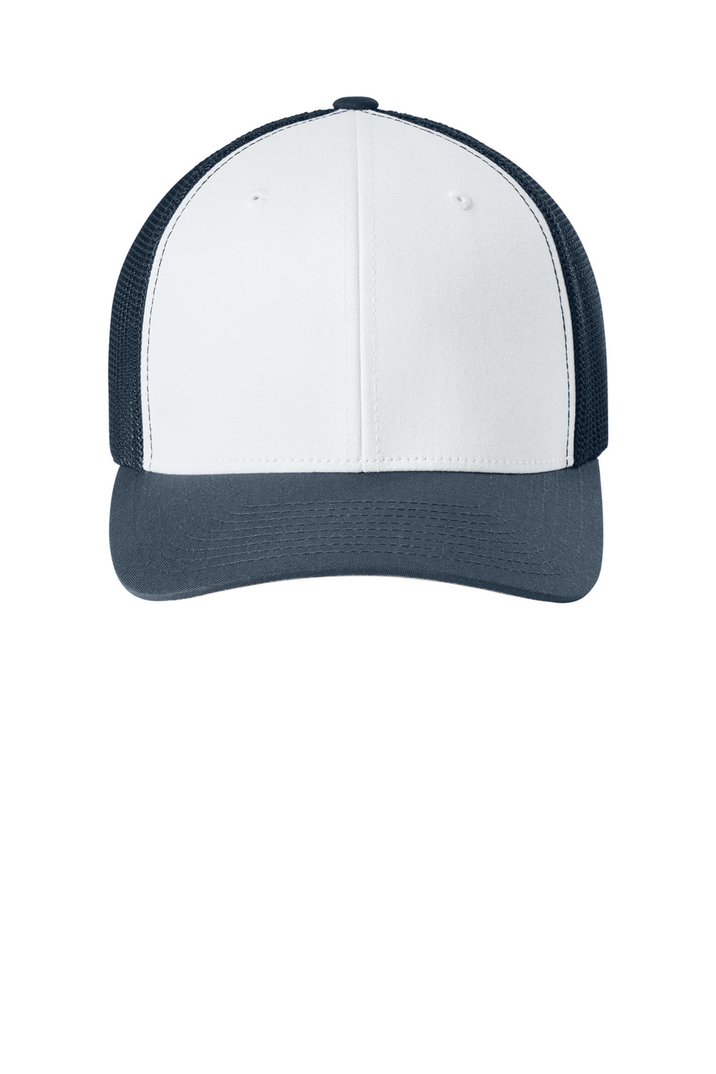 Flexfit Trucker Mesh Cap - NvWhNv - Front