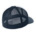Flexfit Trucker Mesh Cap - NvWhNv - Back