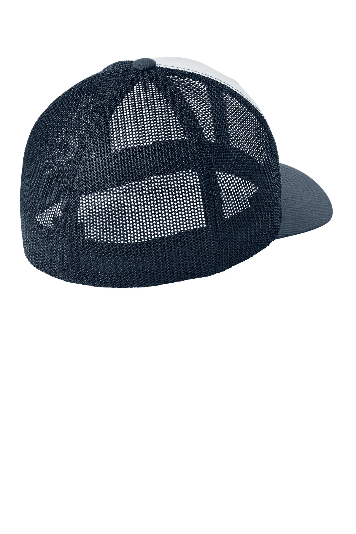 Flexfit Trucker Mesh Cap - NvWhNv - Back
