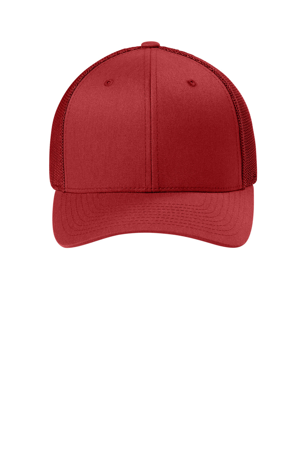 Flexfit Trucker Mesh Cap - Red - Front