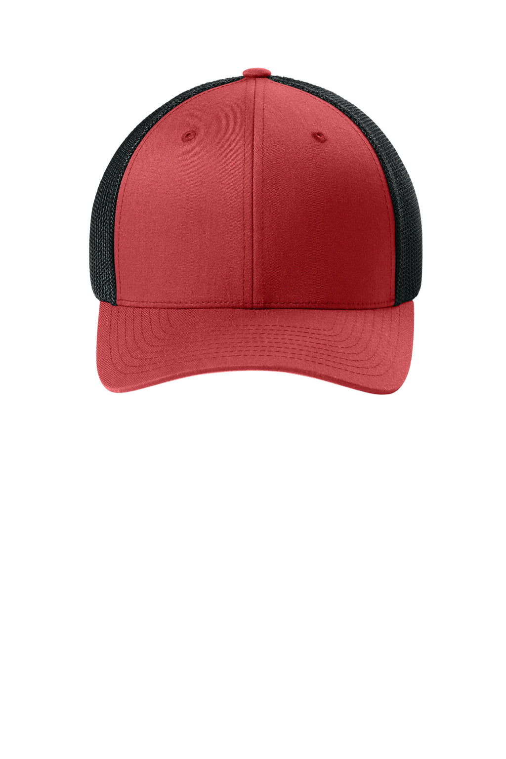 Flexfit Trucker Mesh Cap - RedBlack - Front