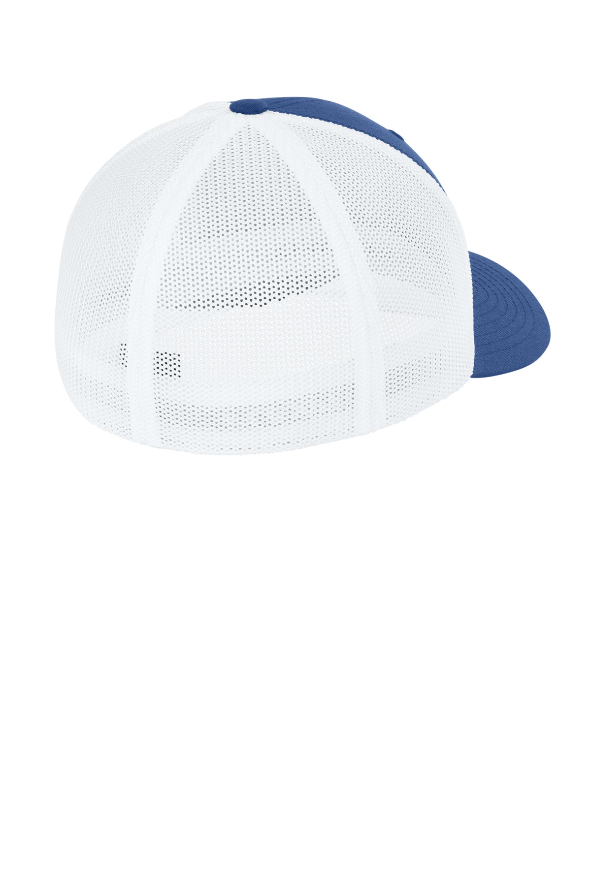 Flexfit Trucker Mesh Cap - RoyalWht - Back
