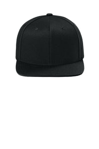 Flexfit 110 Snapback Cap - Black - Front