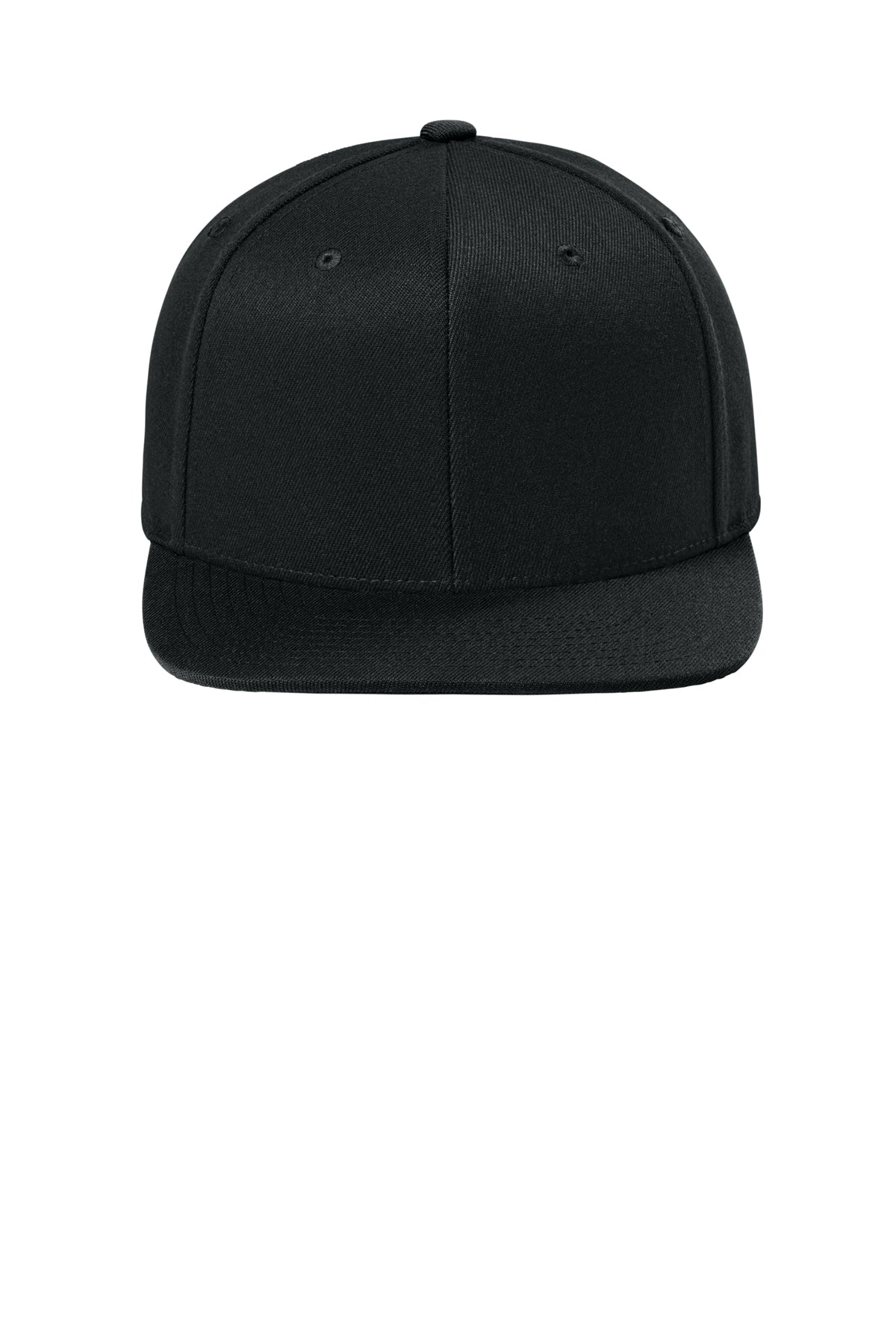 Flexfit 110 Snapback Cap - Black - Front