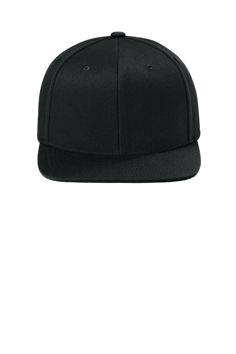 Flexfit 110 Snapback Cap - Black - Front