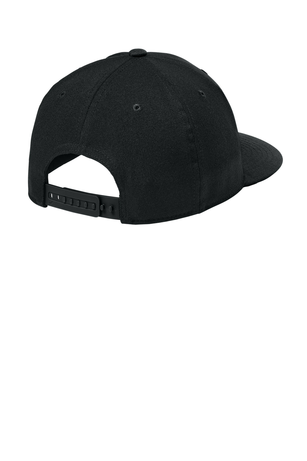 Flexfit 110 Snapback Cap - Black - Back