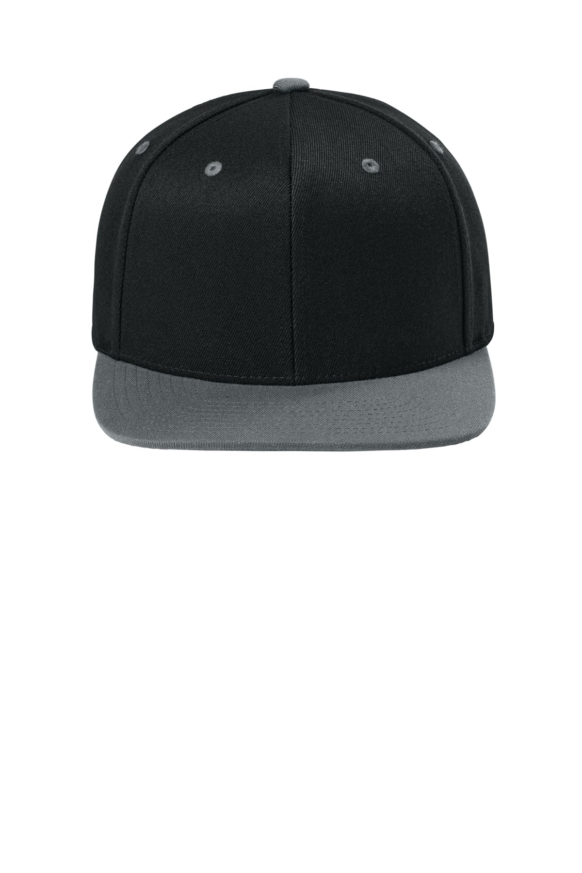 Flexfit 110 Snapback Cap - BlackGrey - Front